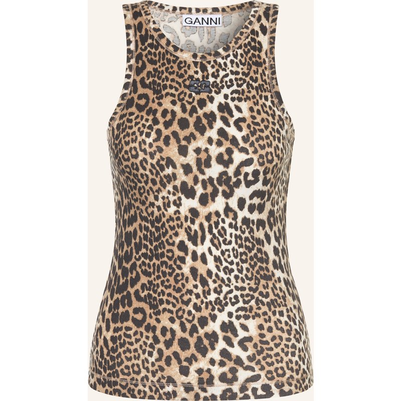 Ganni Top beige