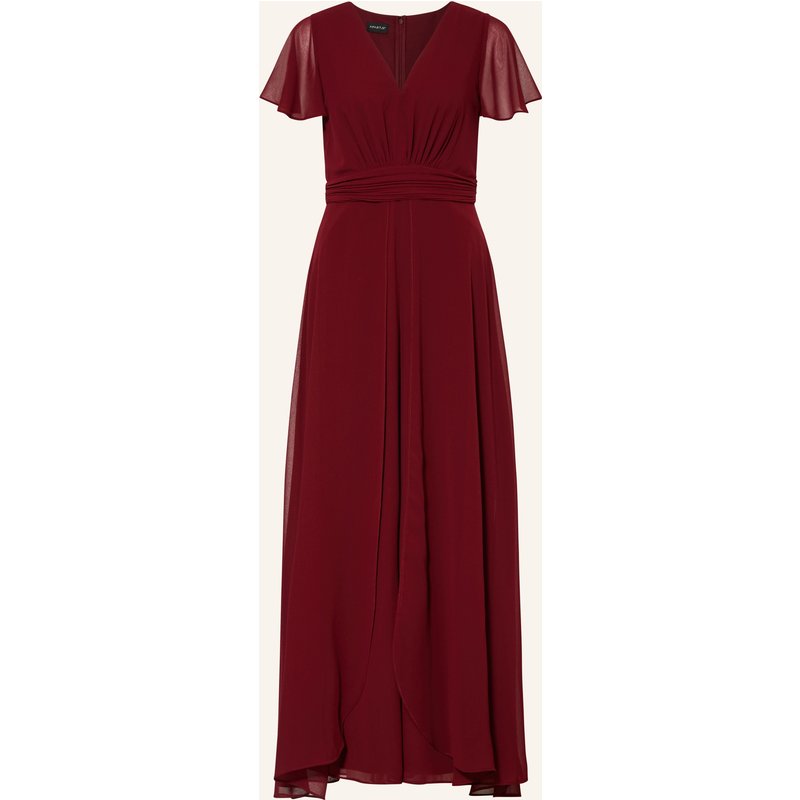 Apart Jumpsuit Mit Volants rot