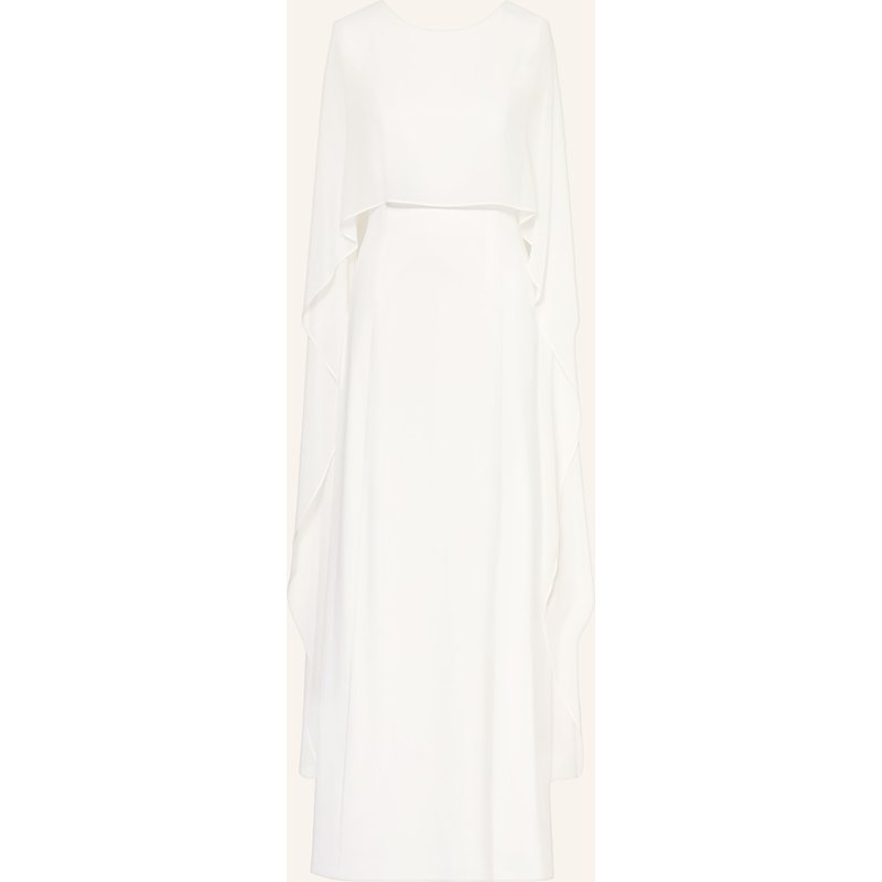 Apart Abendkleid Im Materialmix weiss