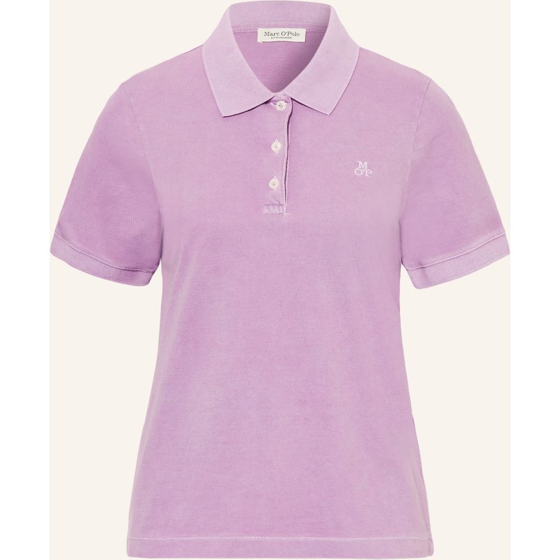 Marc O'polo Strick-Poloshirt lila
