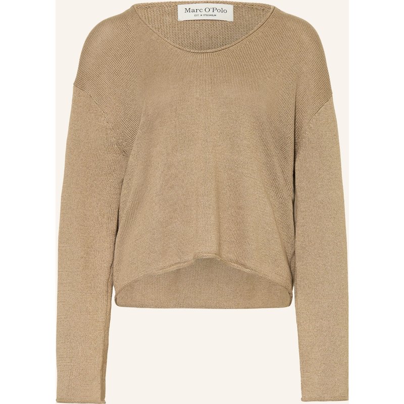 Marc O'polo Pullover Mit Leinen beige