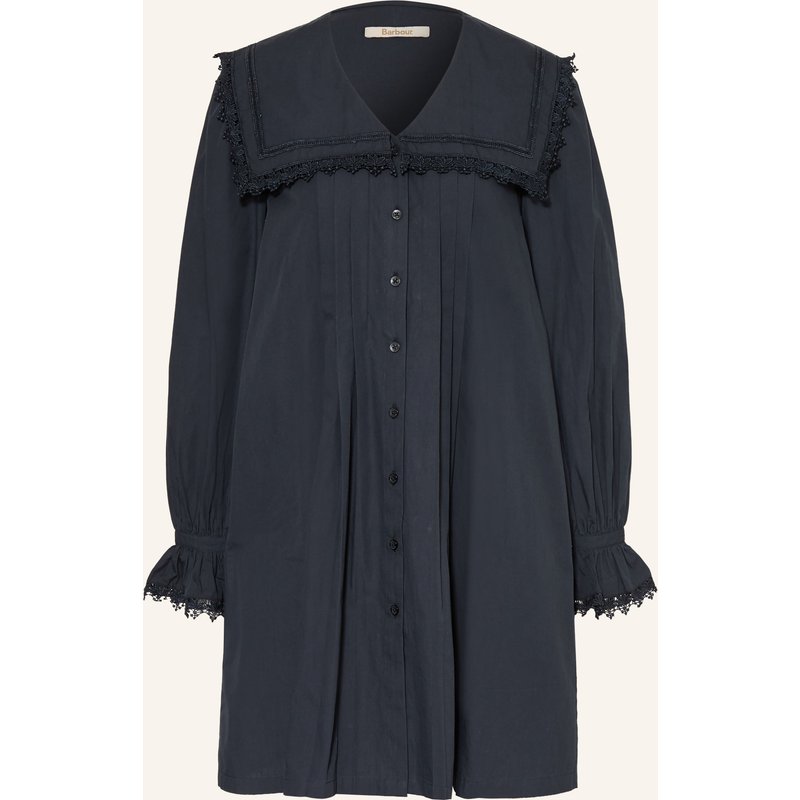 Barbour Kleid Mit Spitze blau
