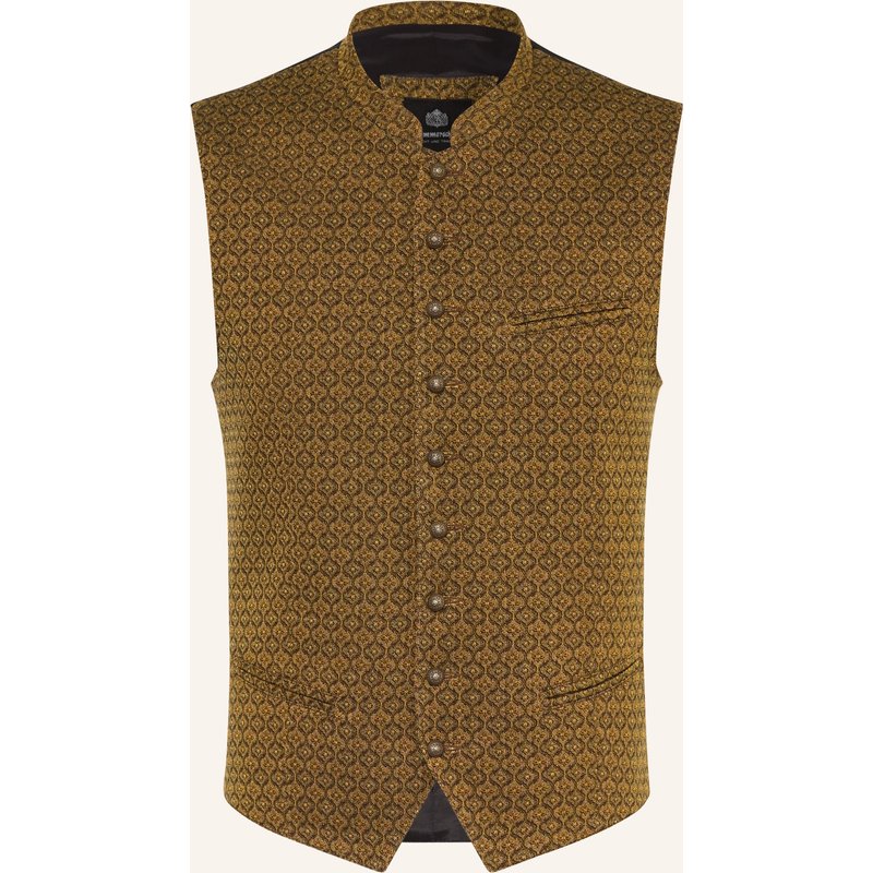 Hammerschmid Trachtenweste Xaver Slim Fit gelb