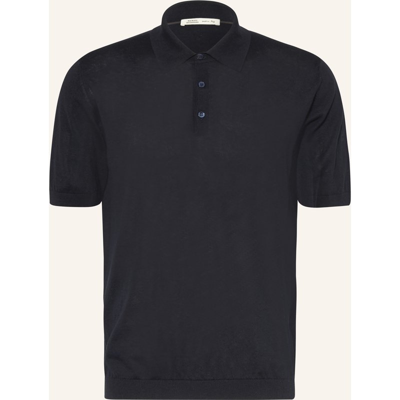 Maurizio Baldassari Strick-Poloshirt blau