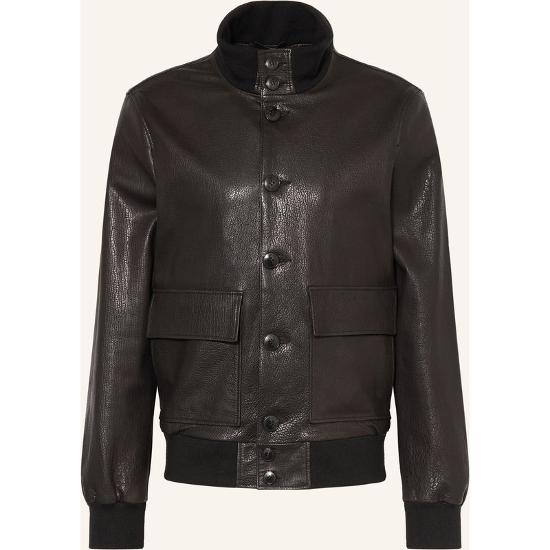 Manzoni 24 Lederblouson schwarz