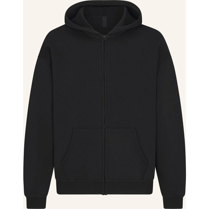 Skims Lounge-Sweatjacke Fleece Lounge schwarz
