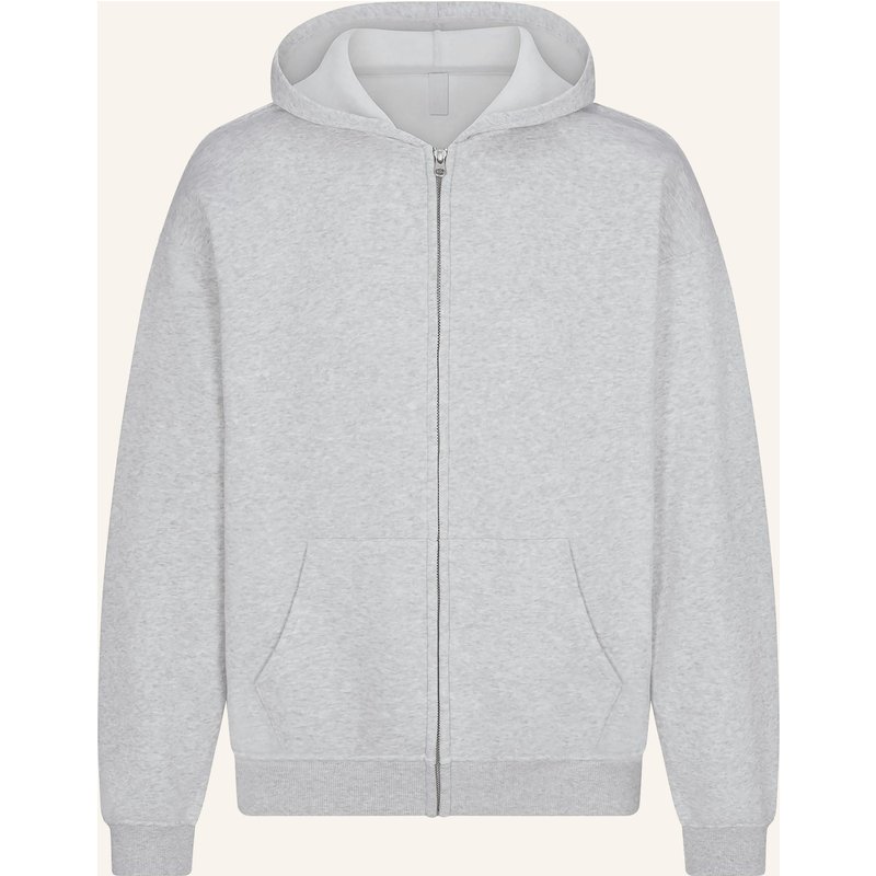 Skims Lounge-Sweatjacke Fleece Lounge grau
