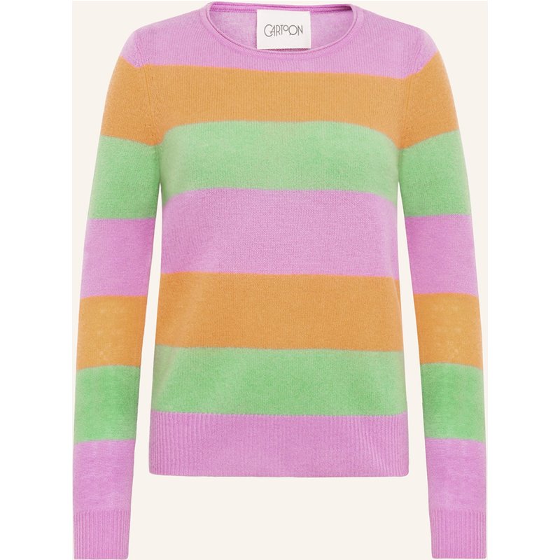 Cartoon Cashmere-Pullover rosa