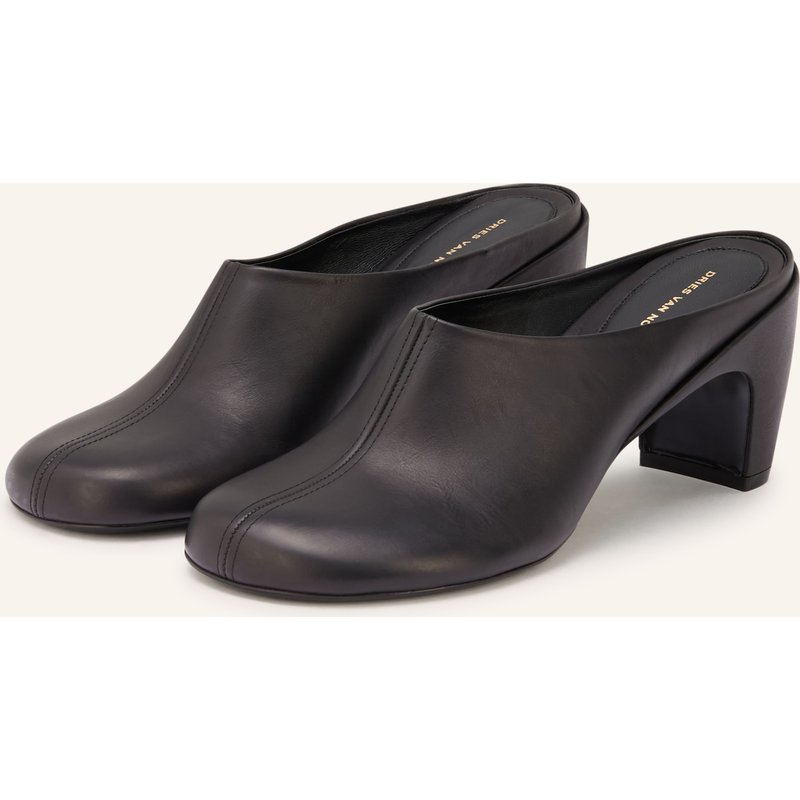 Dries Van Noten Mules schwarz