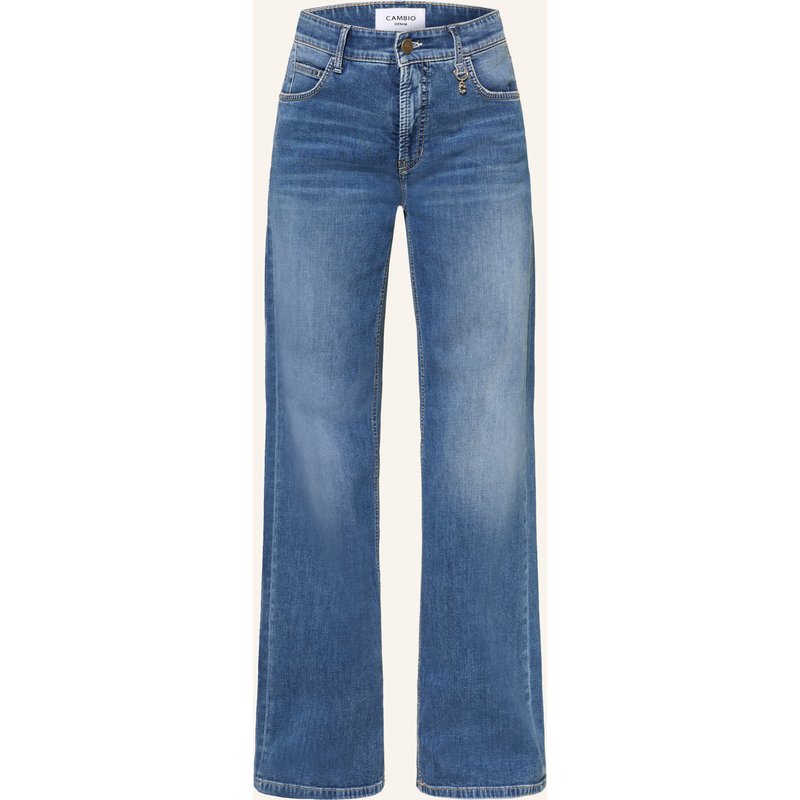 Cambio Wide Leg Jeans Aimee Palazzo blau