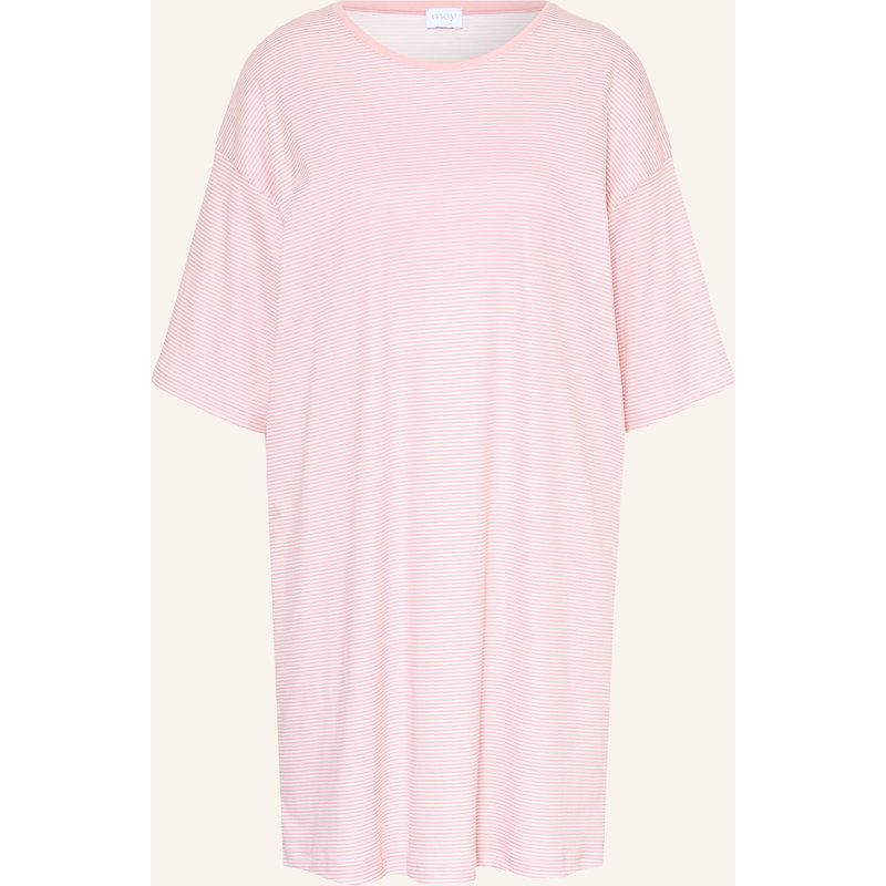 Mey Nachthemd Simple Stripes Mit 3/4-Arm rosa