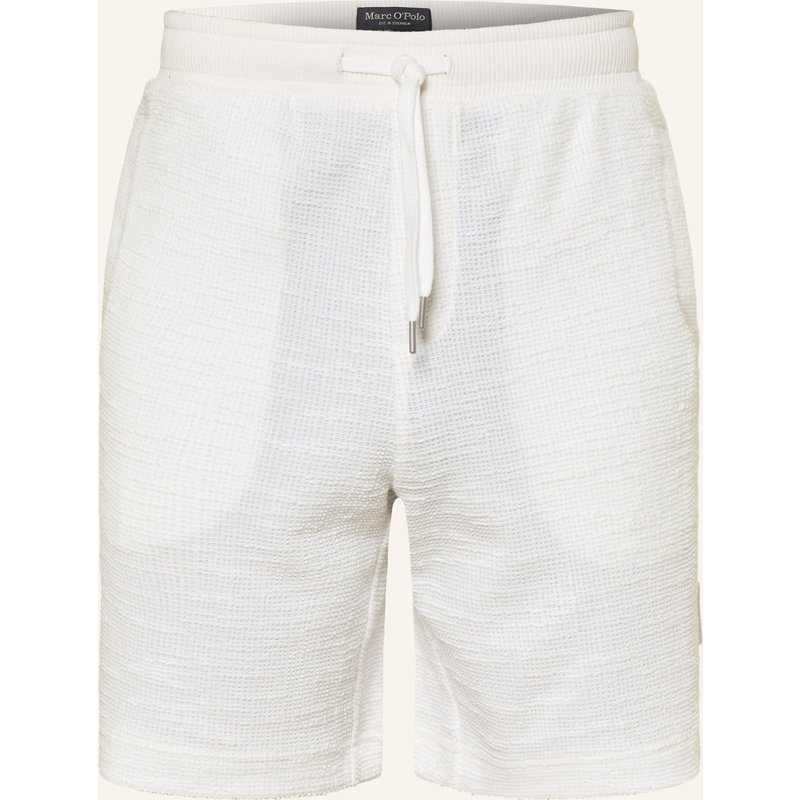 Marc O'polo Bouclé-Shorts Relaxed Fit weiss