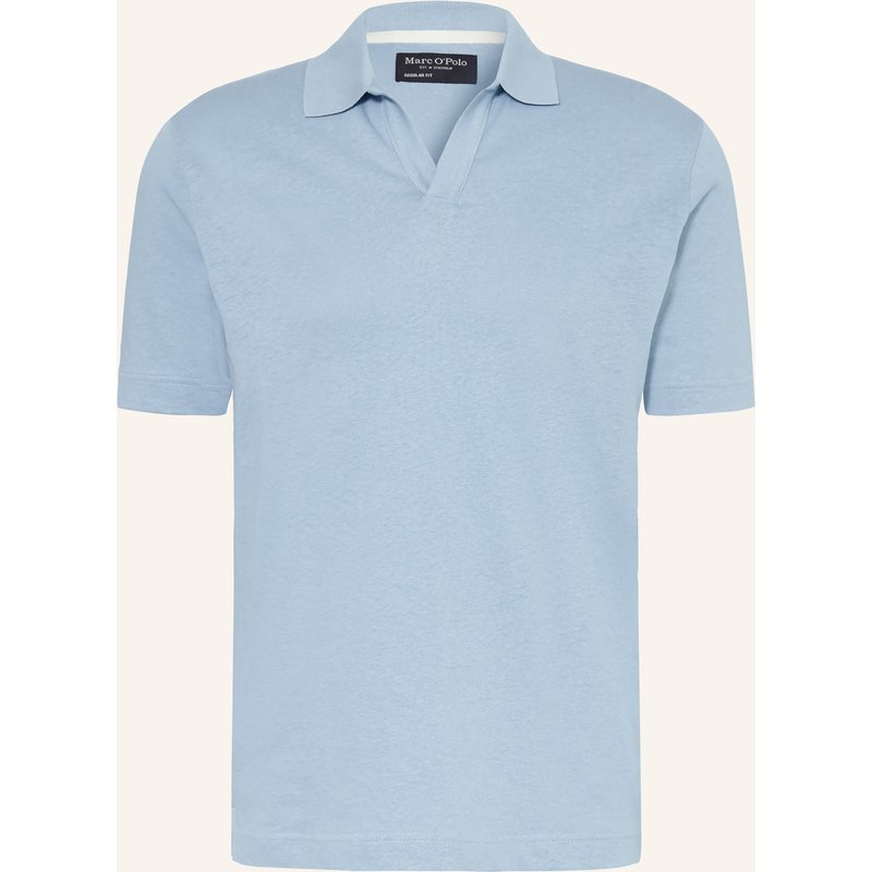Marc O'polo Jersey-Poloshirt Regular Fit blau