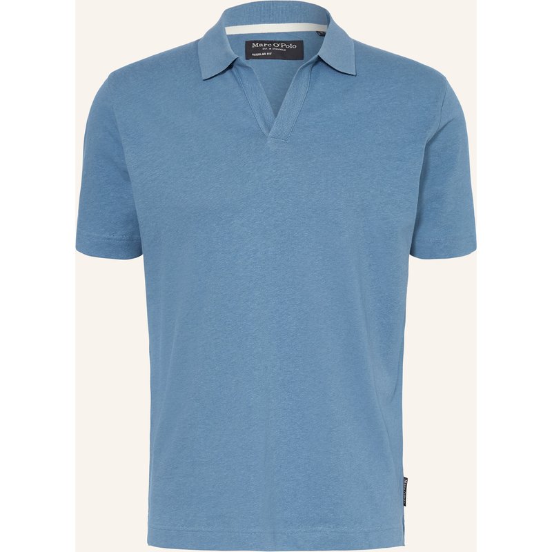 Marc O'polo Jersey-Poloshirt Regular Fit blau