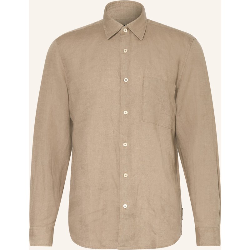 Marc O'polo Leinenhemd Regular Fit beige