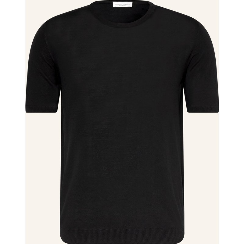 Roberto Collina Strickshirt schwarz