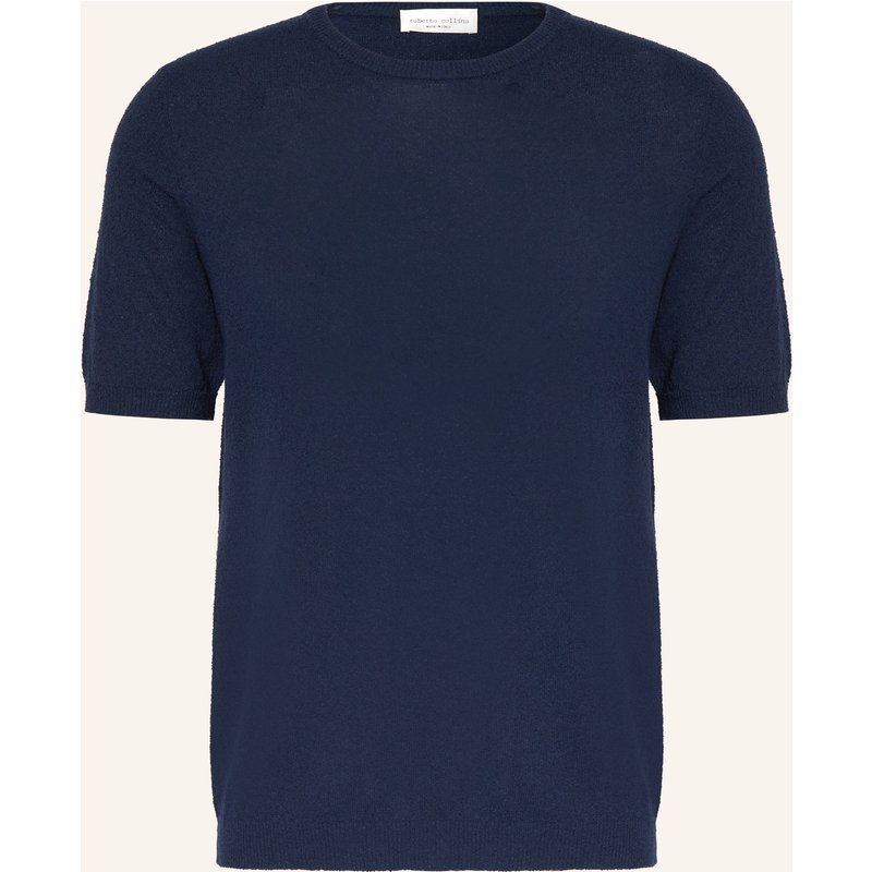 Roberto Collina Strickshirt blau