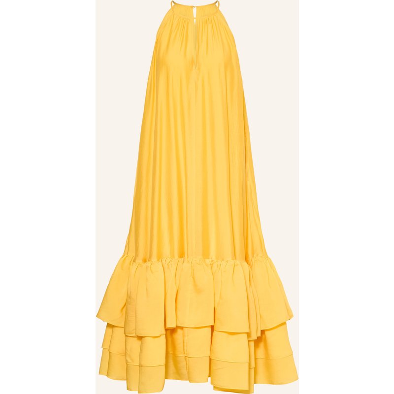 Cph Muse Kleid Cmmolly Mit Rüschen gelb