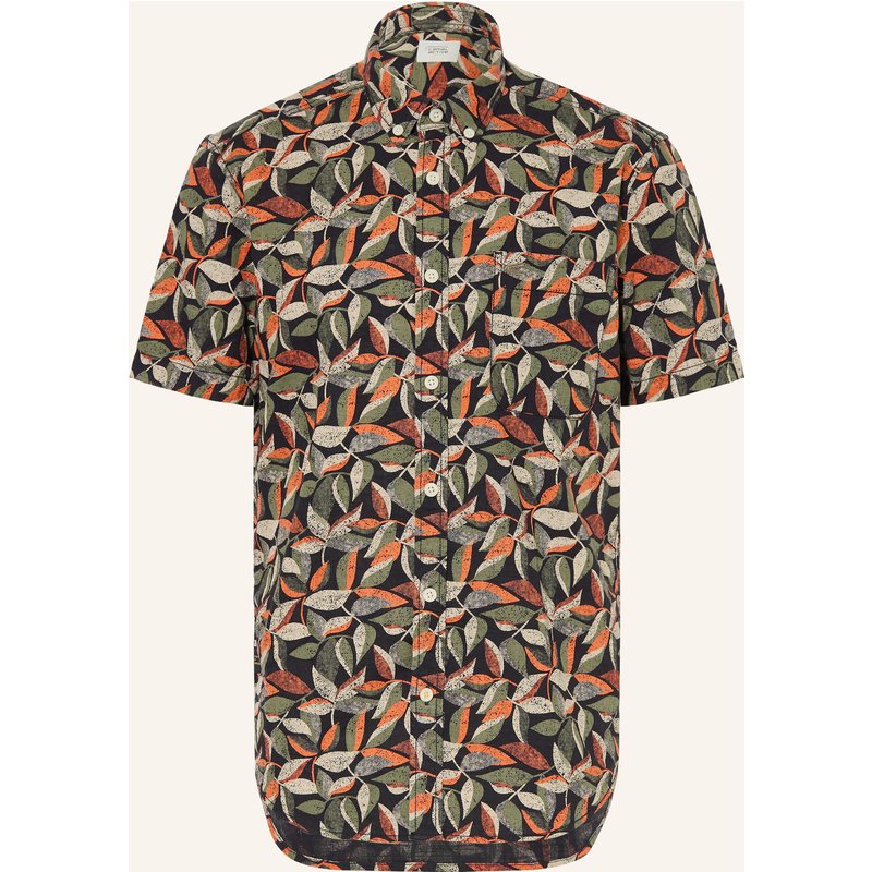 Camel Active Kurzarm-Hemd Regular Fit orange