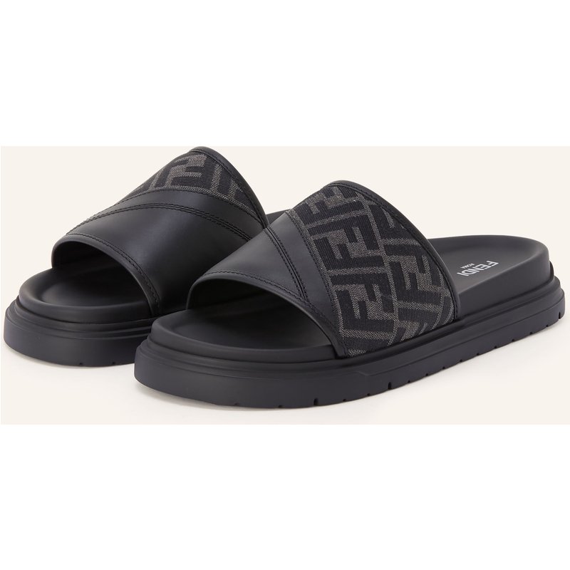 Fendi Pantoletten schwarz