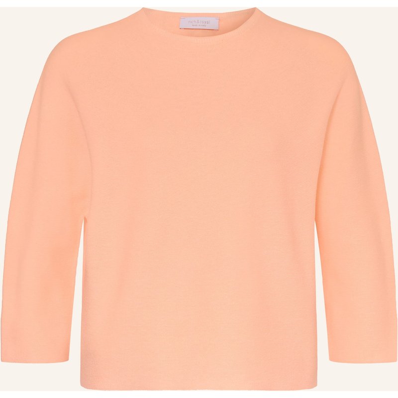 Rich & Royal Pullover Mit 3/4-Arm orange
