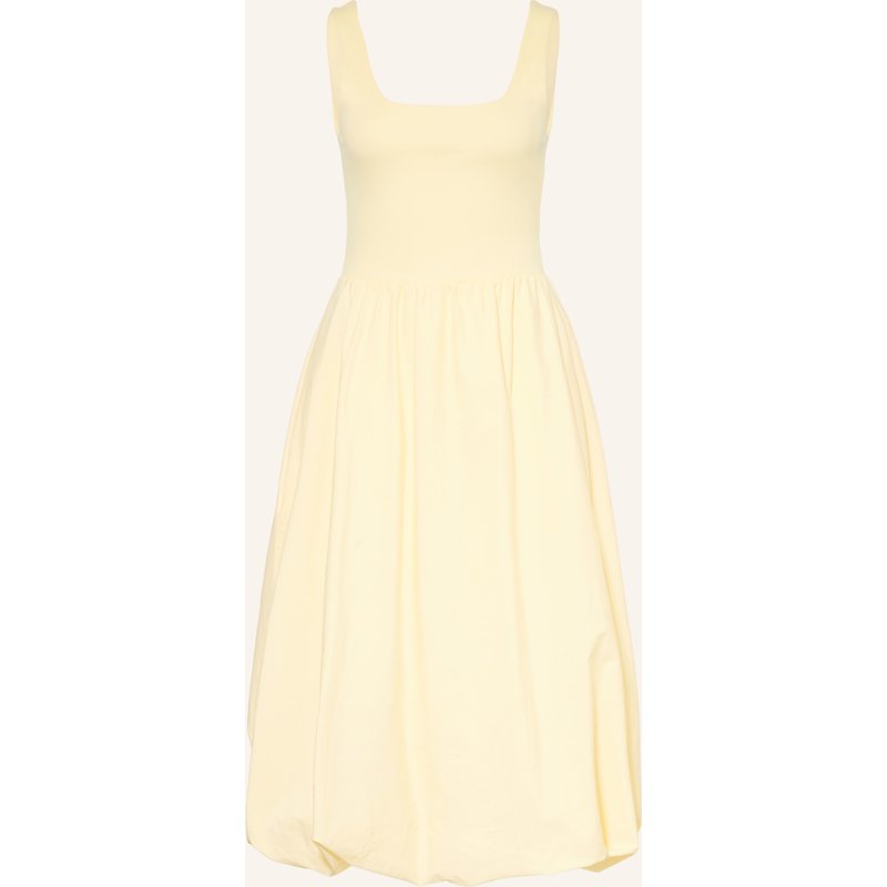 Rich & Royal Kleid Im Materialmix gelb