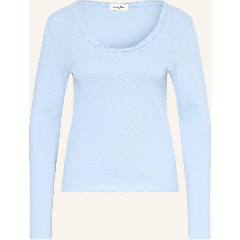 American Vintage Longsleeve Sonoma blau