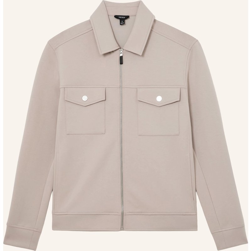 Reiss Overshirt Medina beige