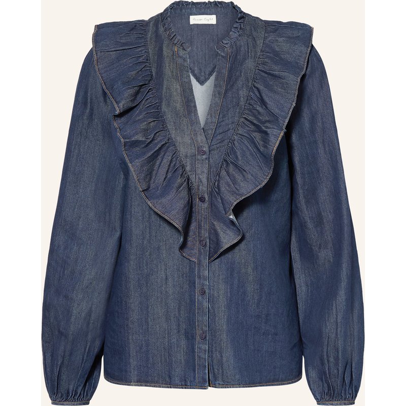 Phase Eight Jeansbluse Alexia Mit Volants blau