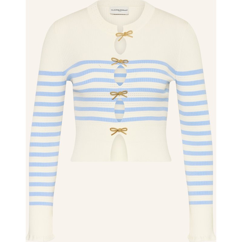 Claudie Pierlot Pullover Mit Cut-Outs blau