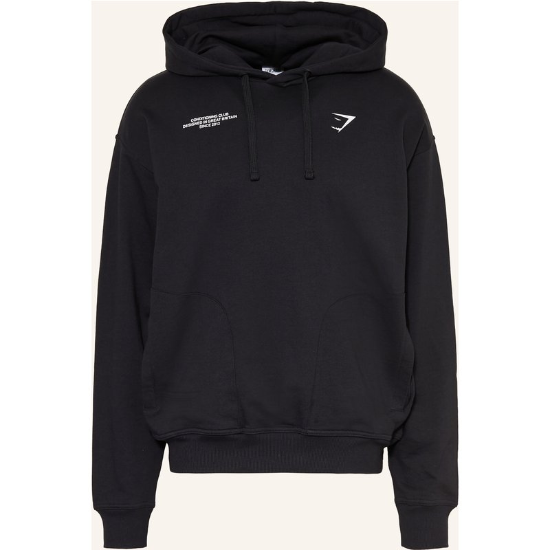 Gymshark Oversized-Hoodie Conditioning Club schwarz