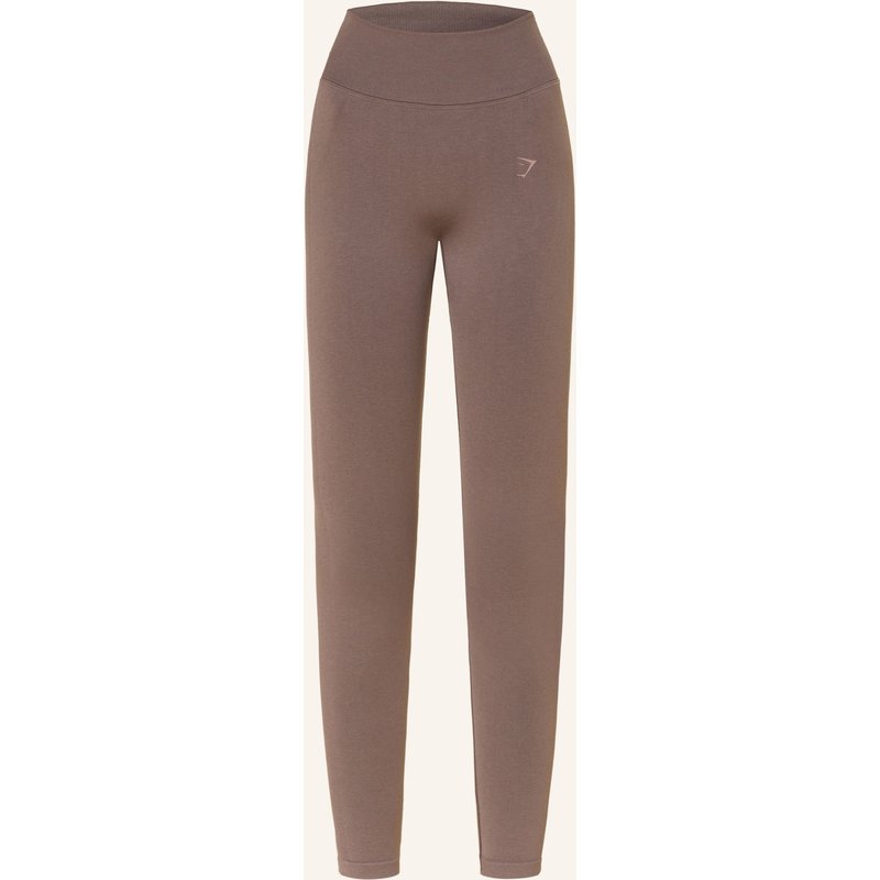 Gymshark Tights Lift Seamless braun