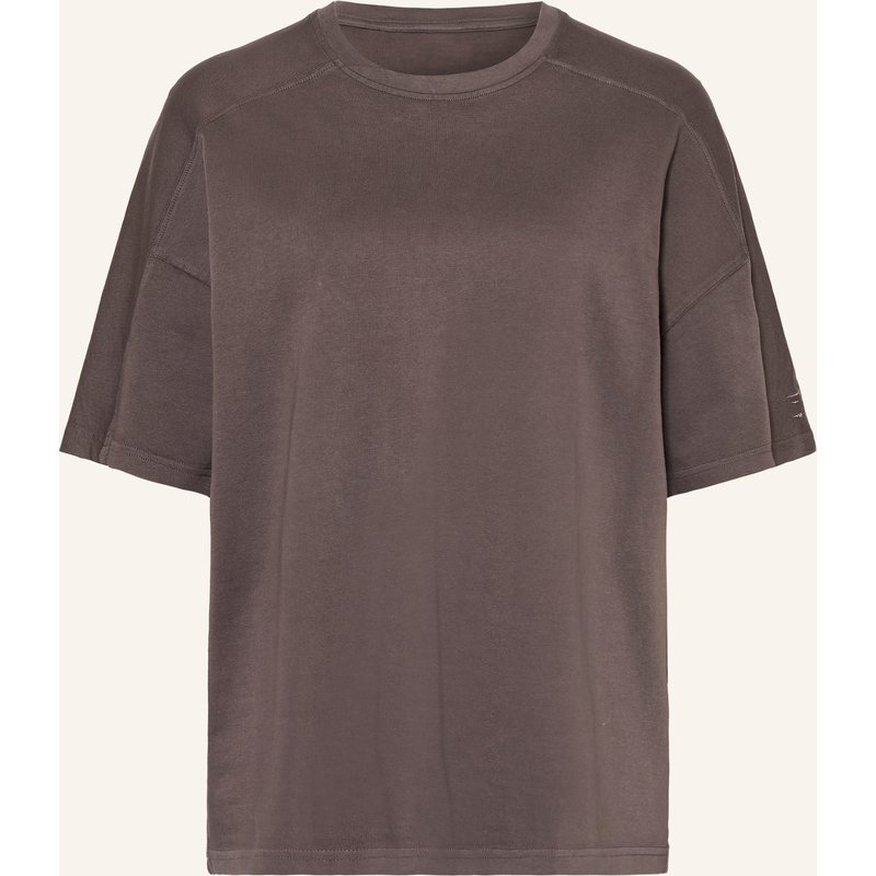 Gymshark Oversized-Shirt Pump Cover braun