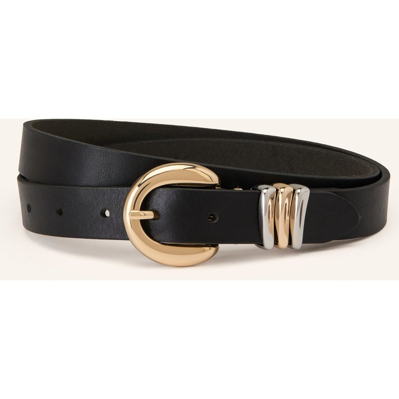 B.Belt Ledergürtel Valeria schwarz