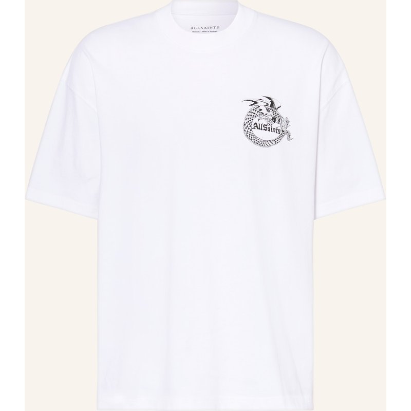 Allsaints Oversized-Shirt Terra weiss