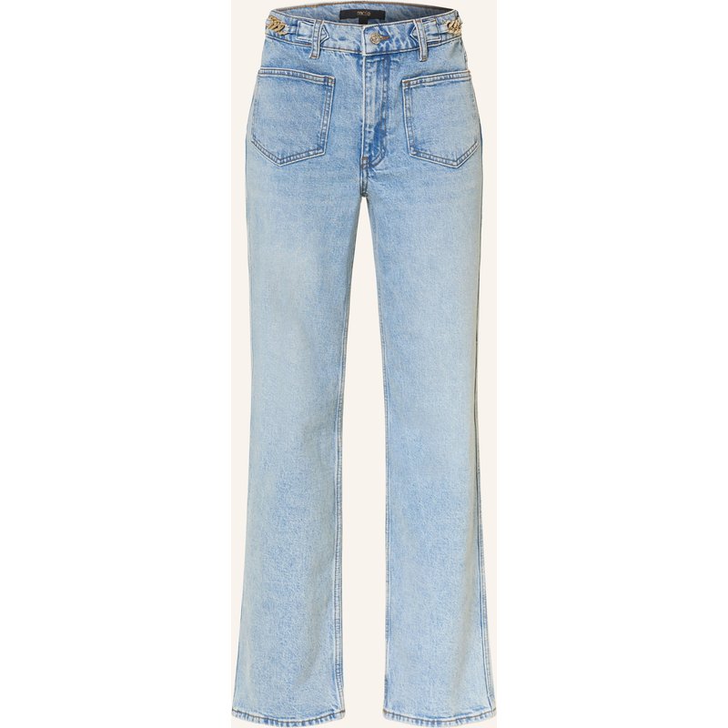 Maje Wide Leg Jeans blau