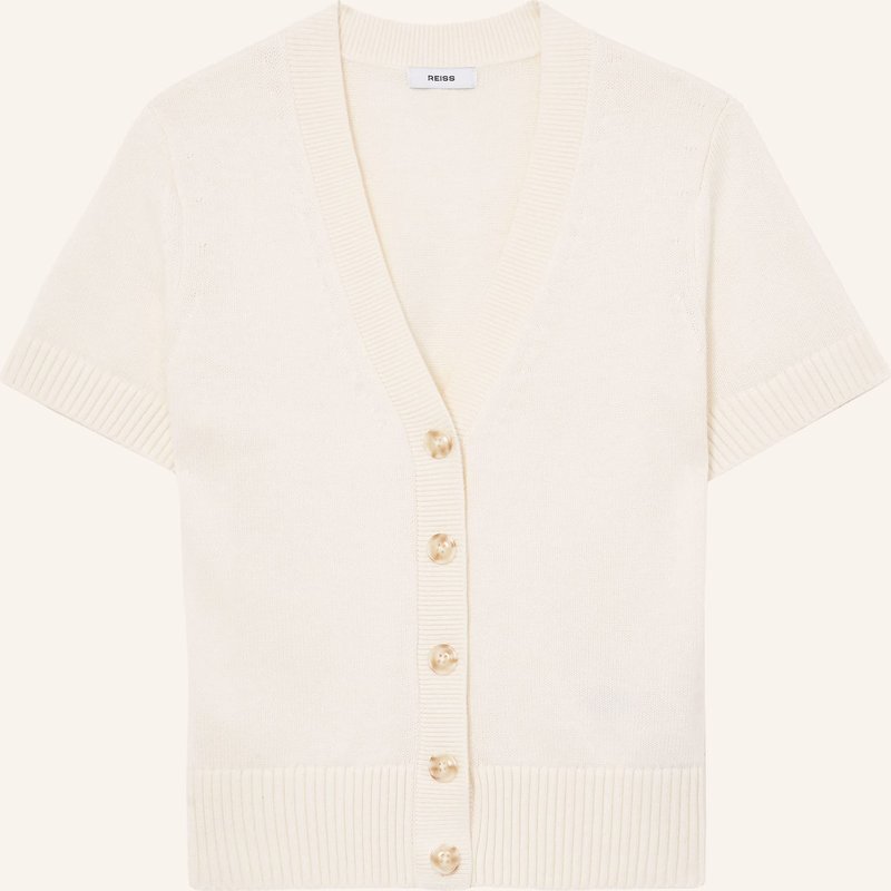 Reiss Strickjacke Anya weiss