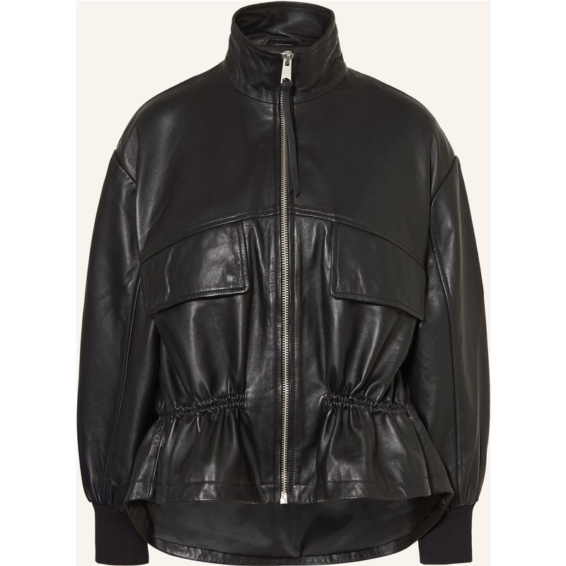 Allsaints Lederjacke Flor schwarz