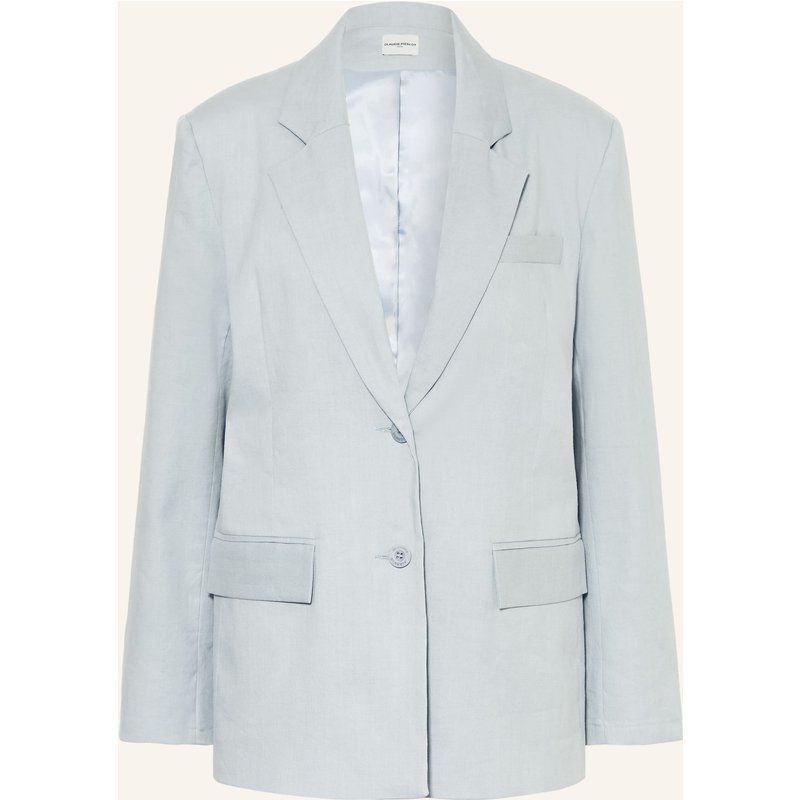 Claudie Pierlot Blazer Mit Leinen blau