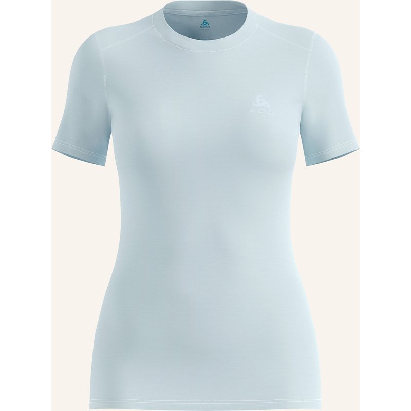 Odlo Funktionswäsche-Shirt Natural Merino 160 Aus Merinowolle blau