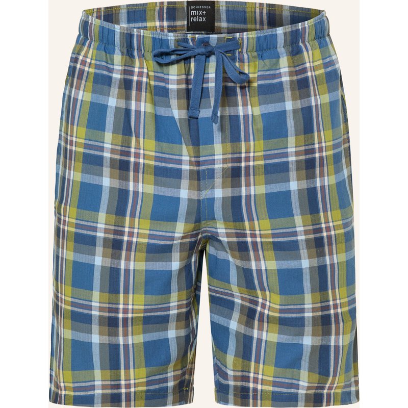 Schiesser Schlafshorts Mix+Relax gruen