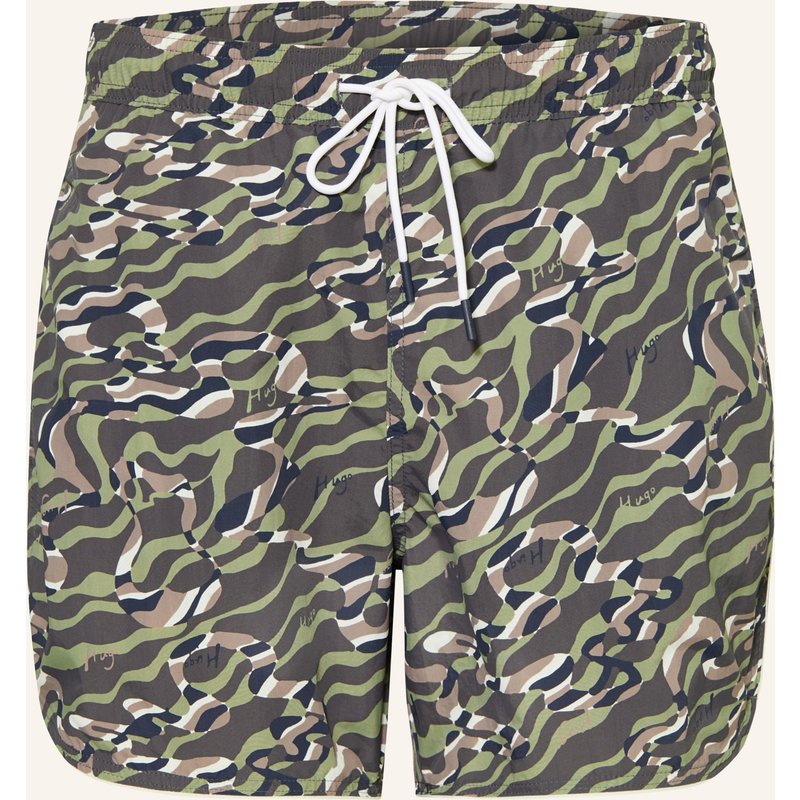 Hugo Badeshorts Rik gruen