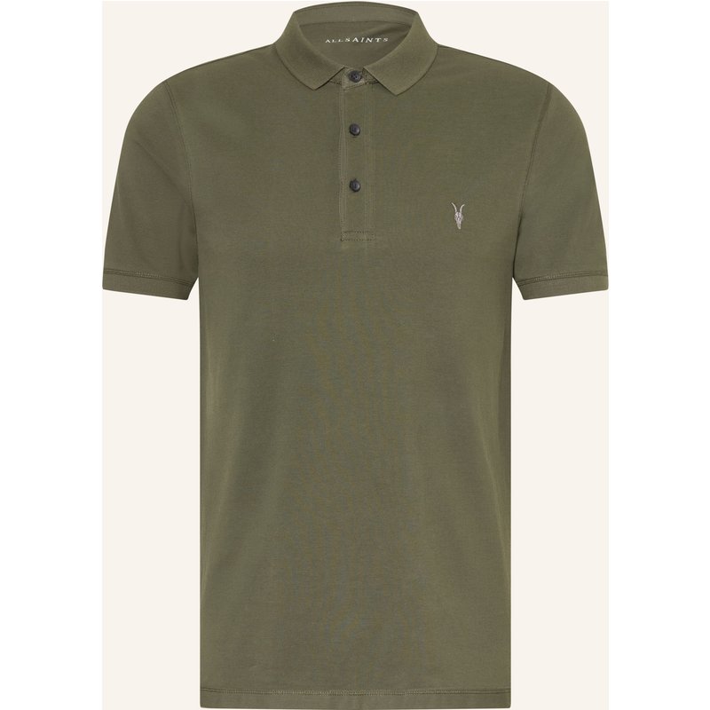 Allsaints Piqué-Poloshirt Reform Slim Fit gruen