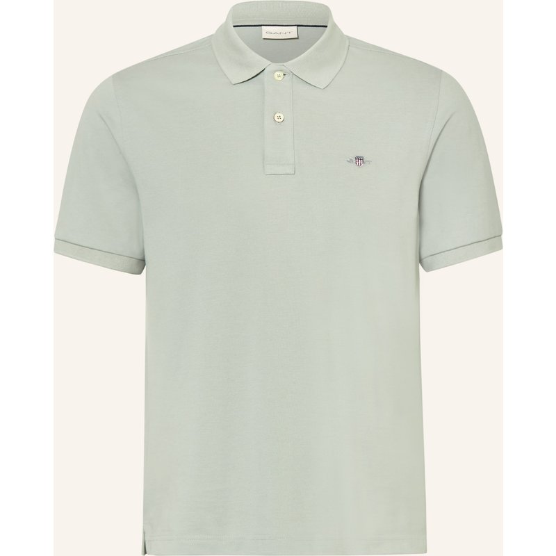 Gant Piqué-Poloshirt grau