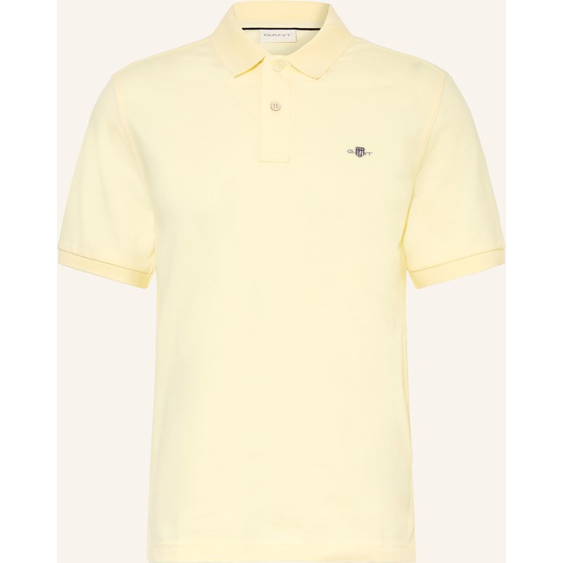 Gant Piqué-Poloshirt gelb