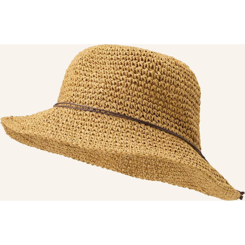 P.A.C. Strohhut Lilen beige