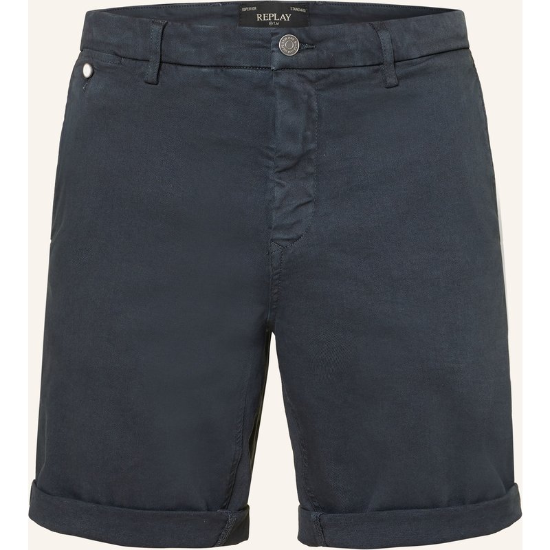 Replay Jeansshorts Benni Regular Fit blau