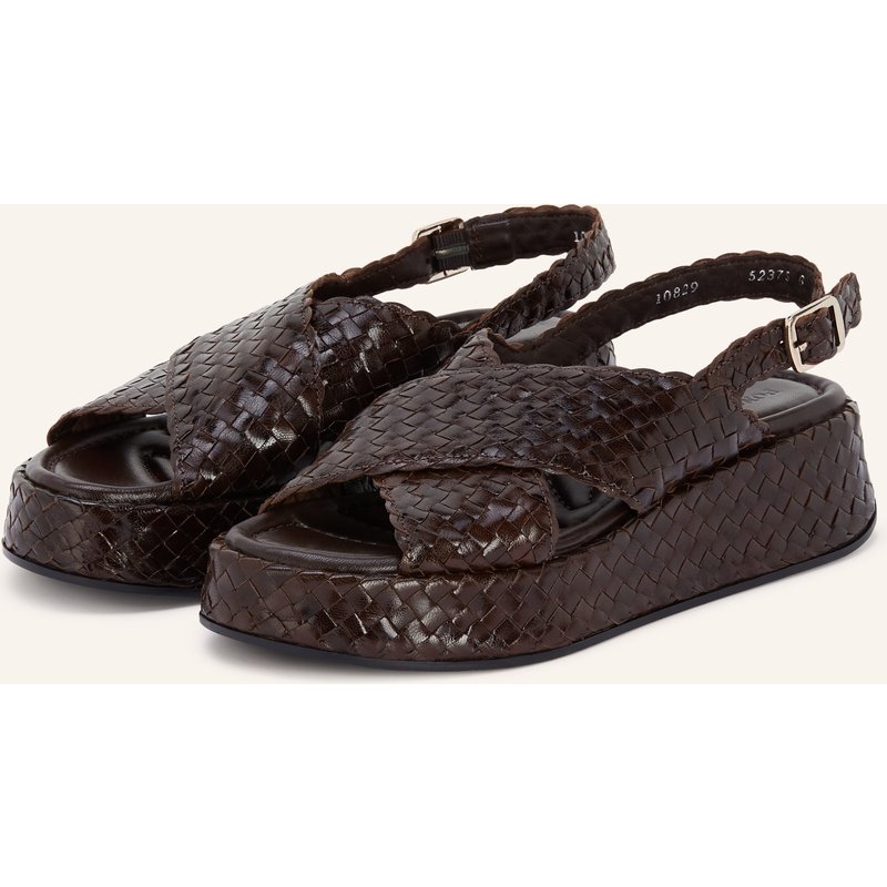 Pons Quintana Plateau-Sandalen braun