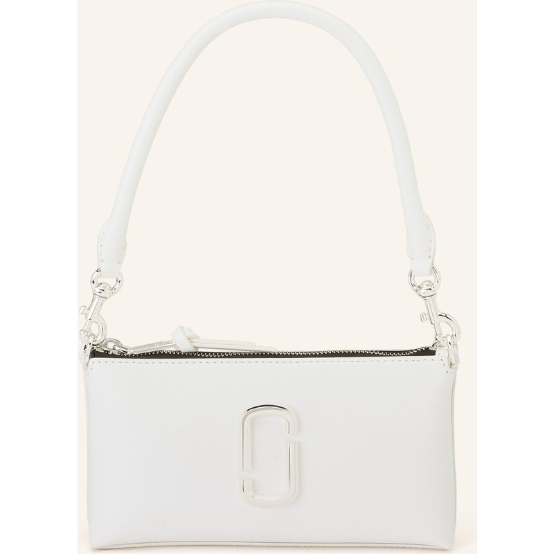 Marc Jacobs Saffiano-Schultertasche The Snapshot Dtm weiss