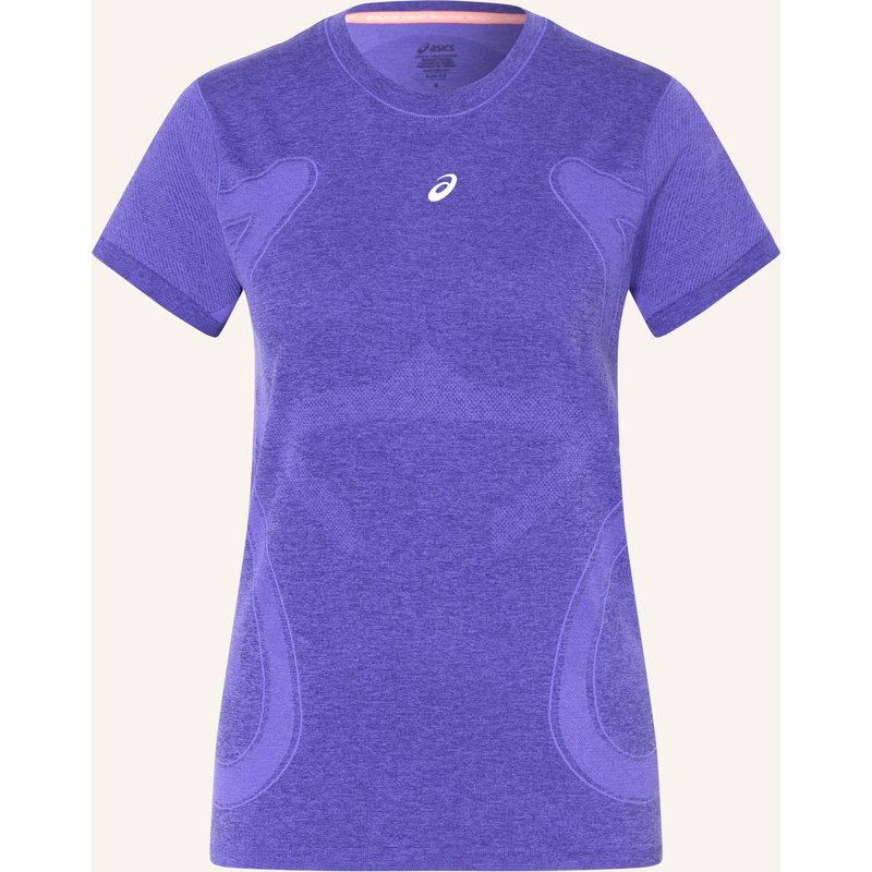 Asics Laufshirt Road Seamless Ss blau